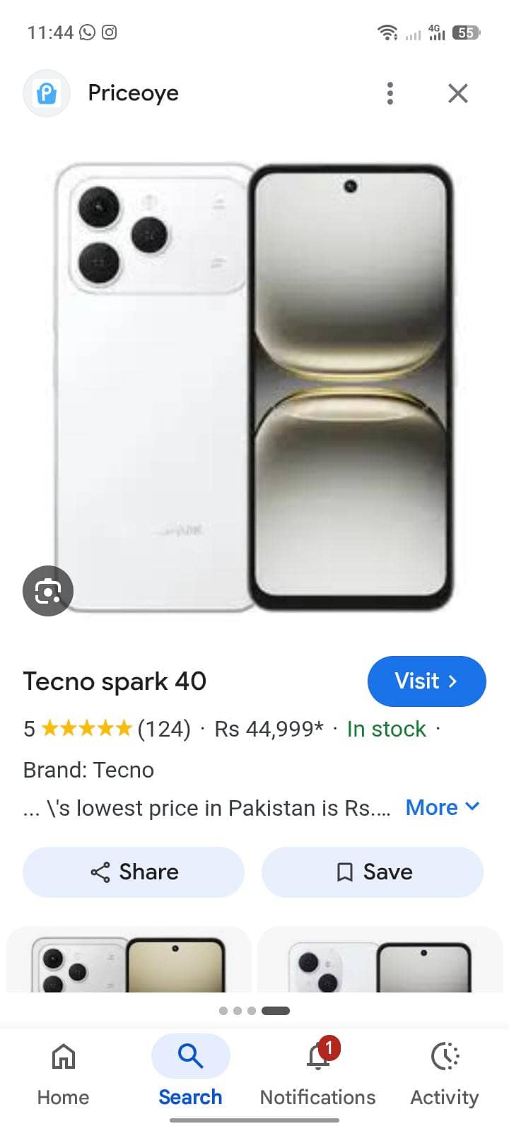 tecno spark 40 5