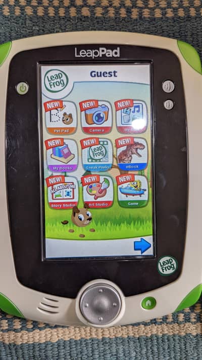 LeapPad Explorer Learning Tablet with Carrying Case & 8 Games