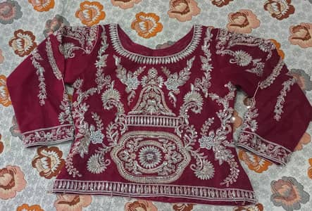 Maroon Bridal Lehenga | Fresh & Only Trial