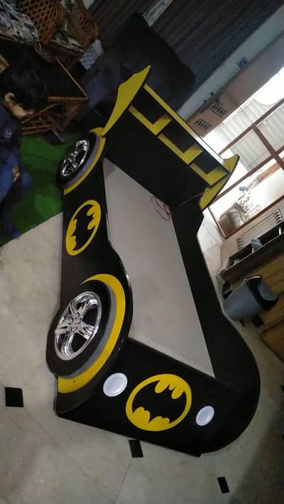 Batman style Kid car bed for sale.