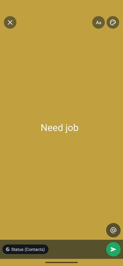 need job