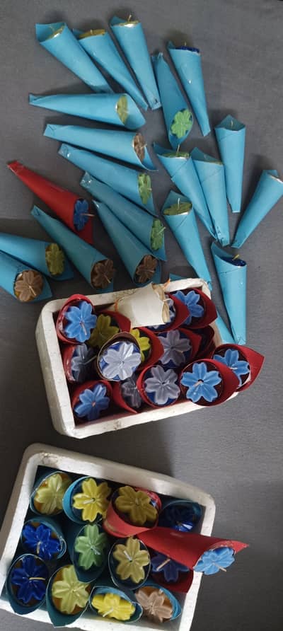 Home made scented candles. . . .
