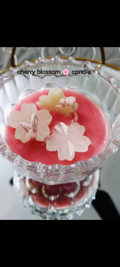 Home made scented candles. . . .