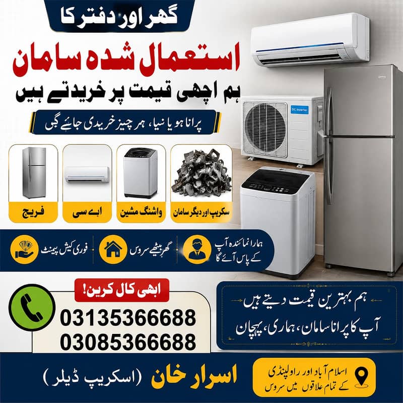 پرانہ اے سی ھم خریدتے ھے کم سے کم بھی تیس ھزار کا 0
