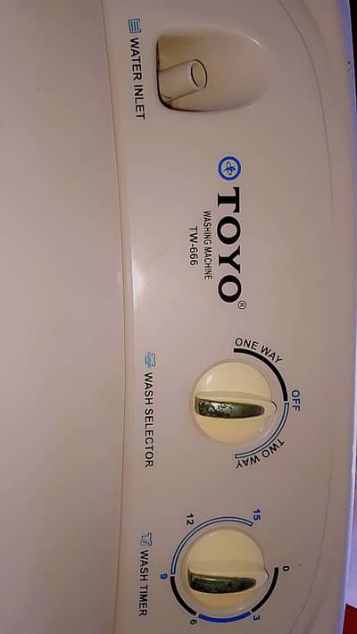  Title: TOYO TW-666 Washing Machine – Top Loader | Good Working Con