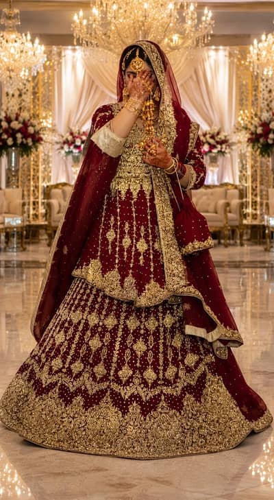 Bridal lehnga (ready to wear)