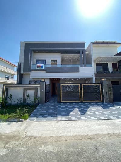 10 Marla Brand New Lavish House Facing Park For Sale In Ali Block Bismillah Housing Scheme Lahore