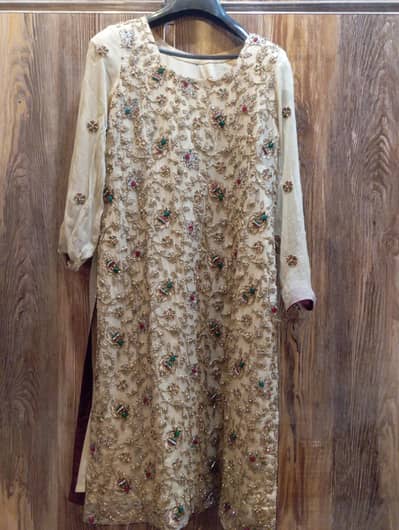 Royal ivory formal dress