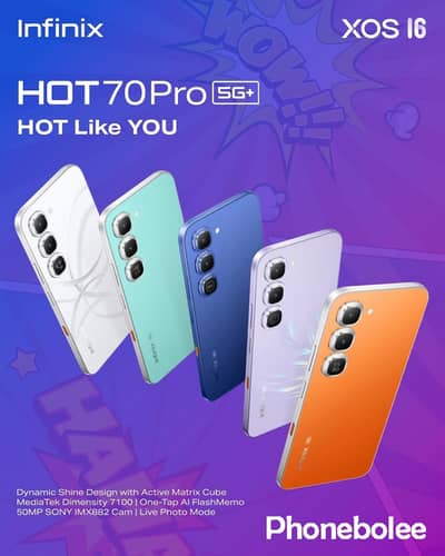 Infinix Hot 70 available on easy installments