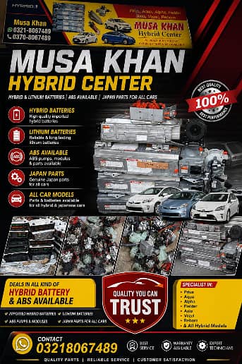 Hybrid Battery | Batteries | Lithium ion | AGS | ABS Unit |Car Batter