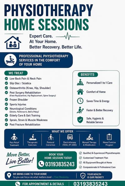 Professional Physiotherapy Home Services