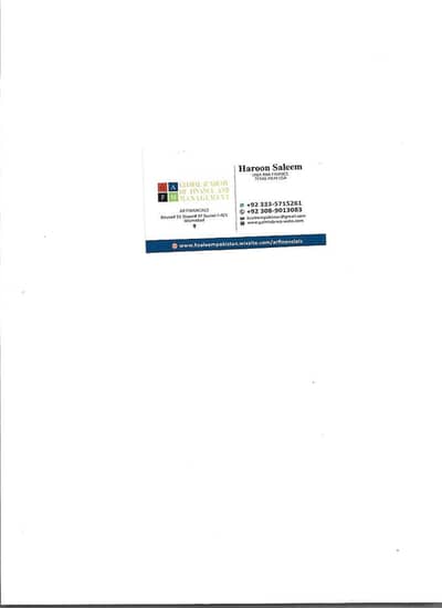 Global Academy of Finance and Management Islamabad