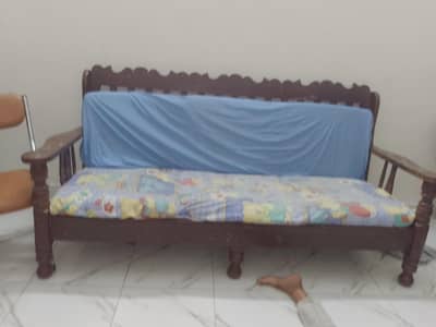 Sheesham wood sofa