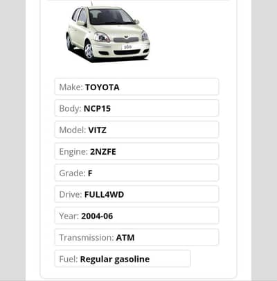 Toyota Vitz 1.5 F Original 4WD