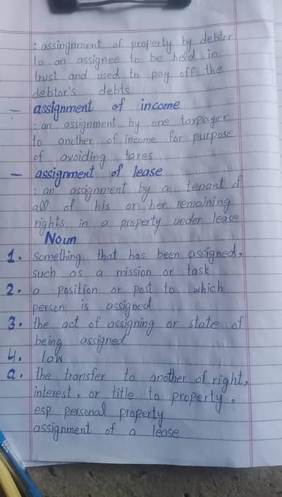 assignment writing