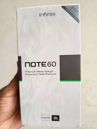 Infinix Note 60   ram8+8gb /rom 256gb