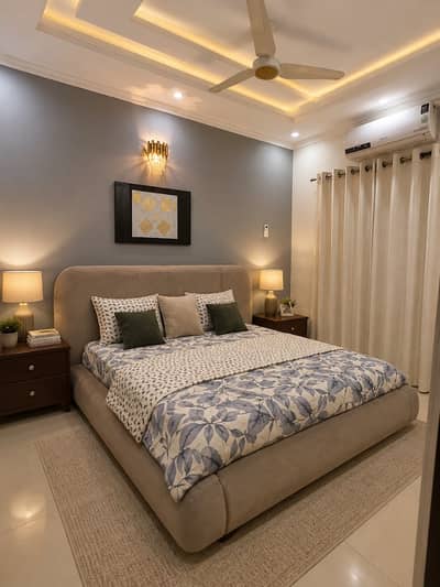 1 Bedroom Luxury Furnished Apartment is Available for Rent in Bahria Town Lahore