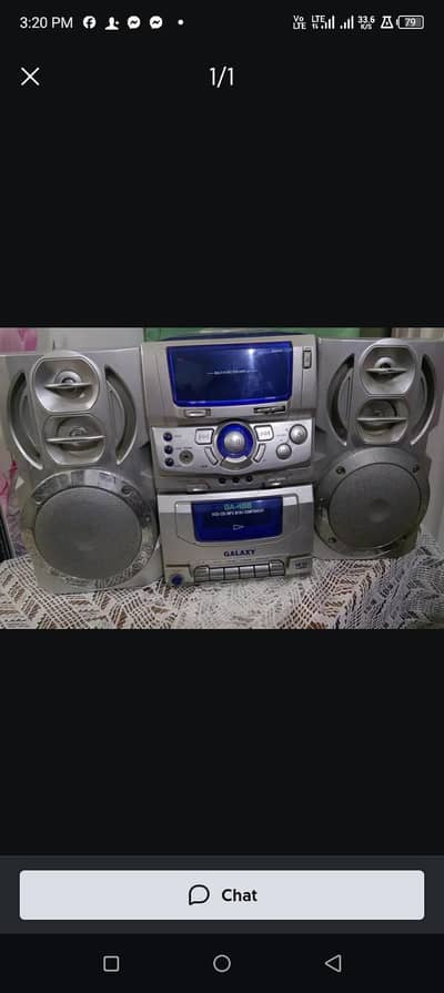 vcr or vcd player working condition
