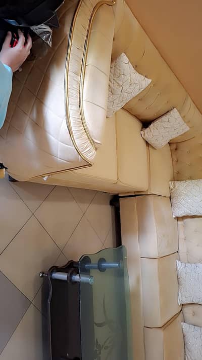 L shaped sofa