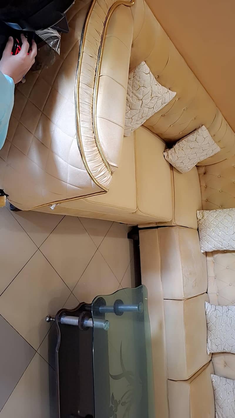 L shaped sofa 0