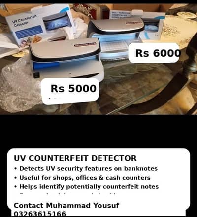 UV Counterfeit Currency Detector – Fake note detector For Sale