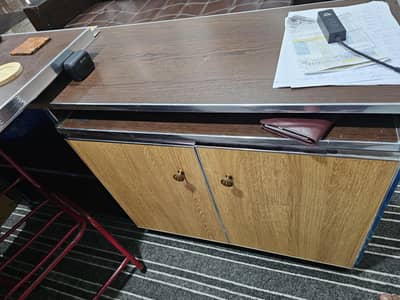 office table and 5 seater sofa set