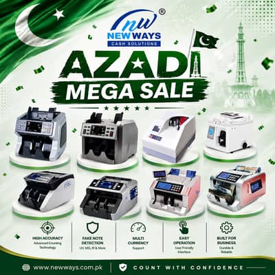 Cash Counting Machine Fake Currency  Fake Dedector