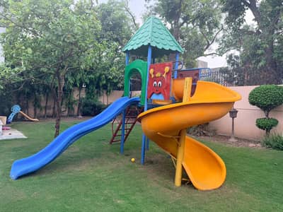 outdoor multi-play station Slide/ Swing / Slide / slide For Sale