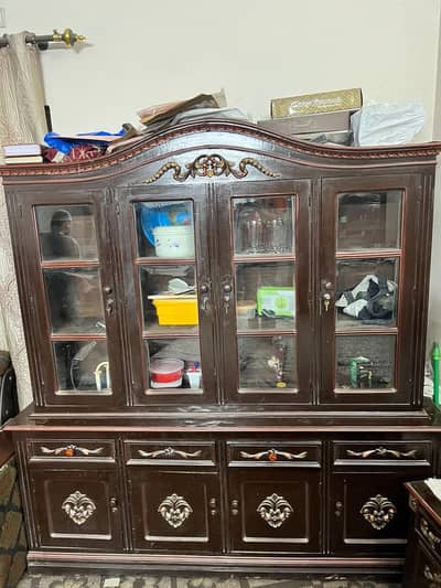 Wooden showcase
