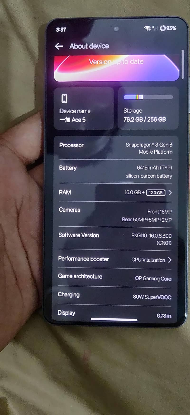 One Plus 13R 6