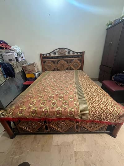 Bed with matres