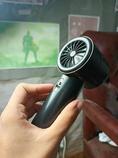 High Speed Portable Type C Rechargeable fan