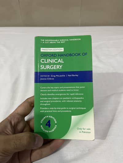 Oxford Handbook of Clinical Surgery 4th Edition.