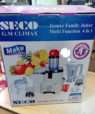 SECO 4 in one juicer machine