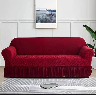 red velvet sofa ultra rich very good quality best low price