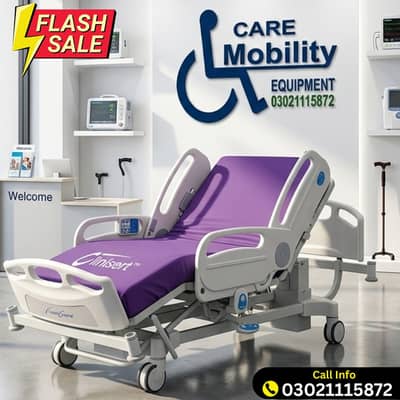 Patient Bed ICU Bed Hospital Bed Electric Bed (USA UK Imported)