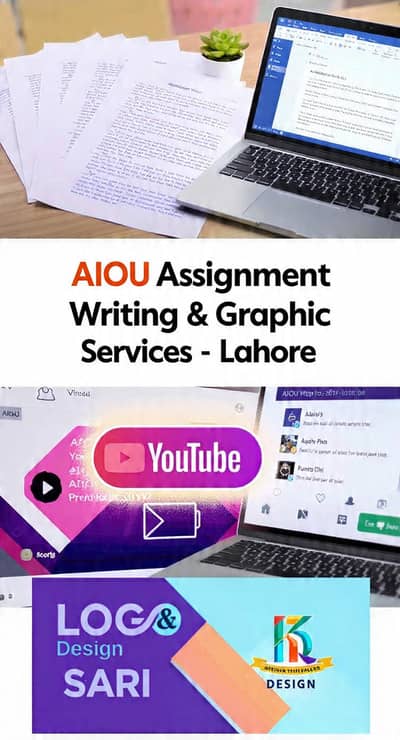 University Assignment Writing + Graphic Design - Lahore