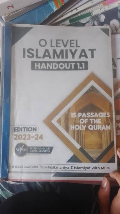 O-level Islamiat books , marking scheme and review booklet