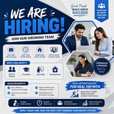 We are staff male and female