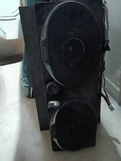 car system woofer with speaker sound bar