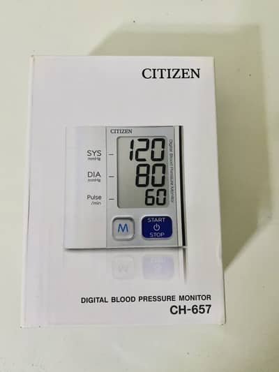 Citizen Digital Blood Pressure Monitor CH 657