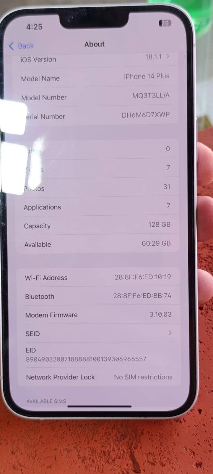 Apple iPhone 14 plus 6