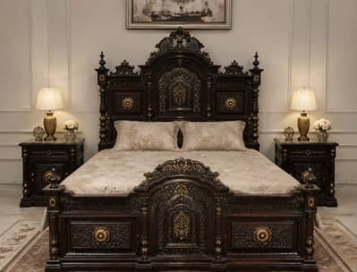pure Wood King Size Bed - Double bed for sale