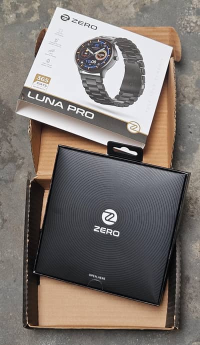 Brand new Zero Luna Pro watch just box opened