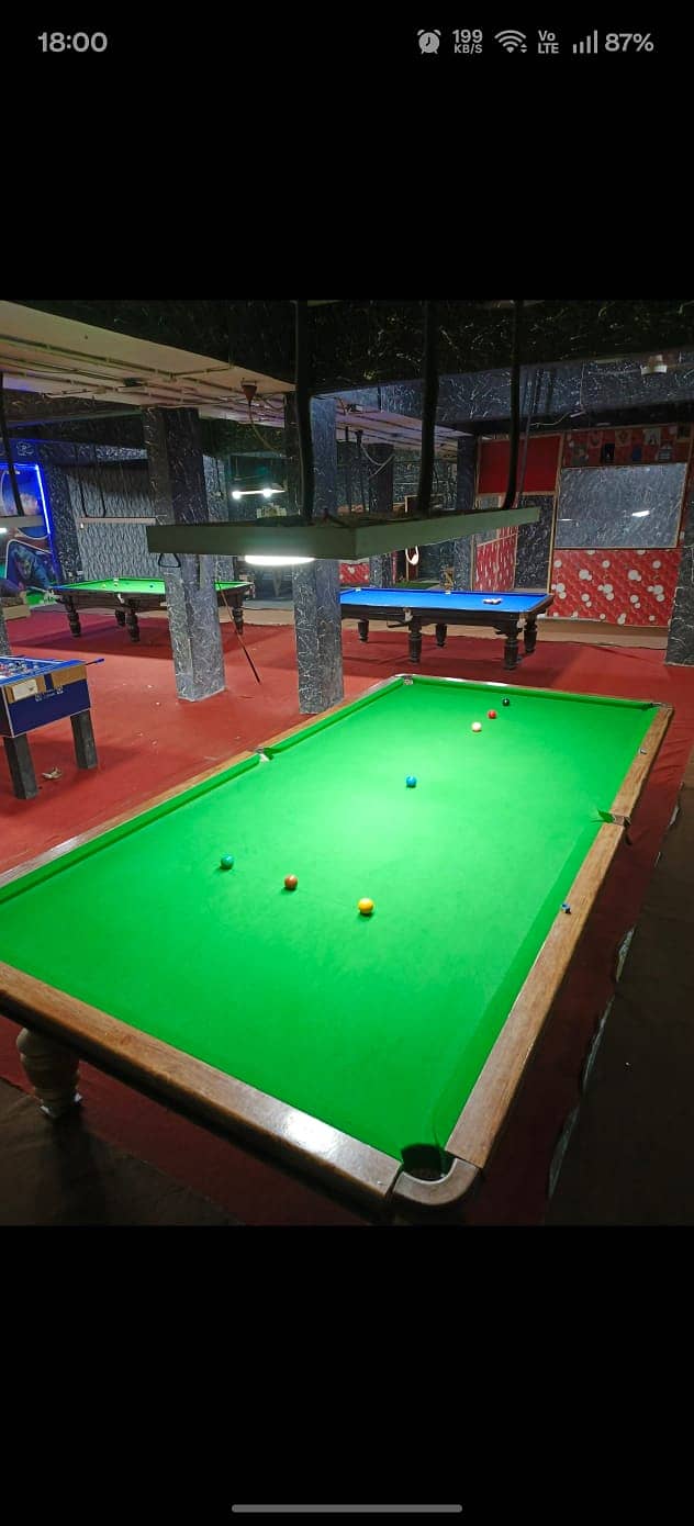 Snooker Table|Billiard Table|6/12 Table| 1