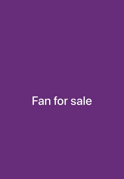 Fan for sale