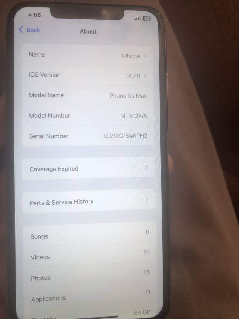 Apple iPhone XS Max 5