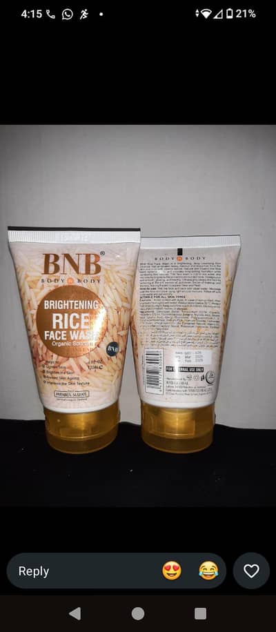 BNB facewash