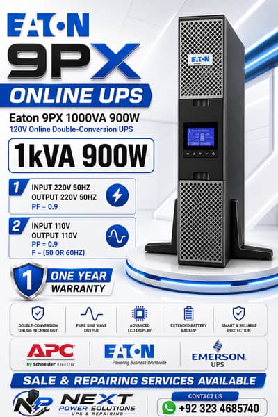 Eaton 9px Online Ups 1kva 900w