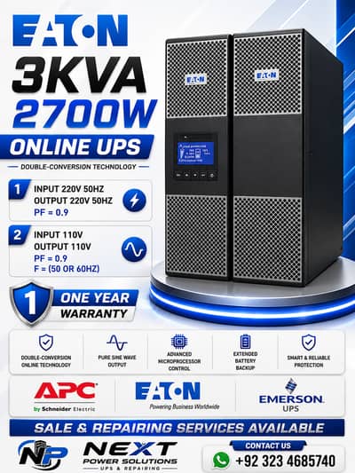 EATON 9PX ONLINE UPS 3kVA / 2700W | 3000va